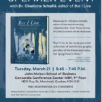 “But I Live – Graphic Novel Speaker Event with Dr. Charlotte Schallié” – Montreal – March 21, 2023